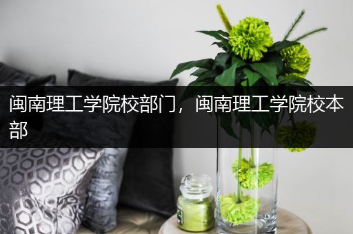 闽南理工学院校部门，闽南理工学院校本部