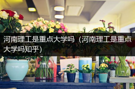 河南理工是重点大学吗（河南理工是重点大学吗知乎）